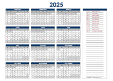 2025 Netherlands Annual Calendar with Holidays