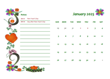 2025 New Zealand Calendar Free Printable Template