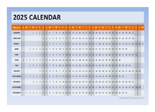 2025 Powerpoint Calendar Timeline