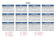 2025 Retail Accounting Calendar 4-4-5