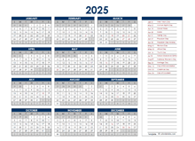 2025 South Africa Annual Calendar with Holidays