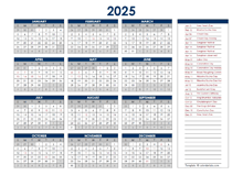 2025 Thailand Annual Calendar with Holidays