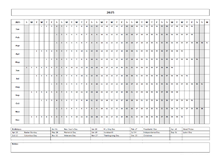 2025 Year At A Glance Large Calendar