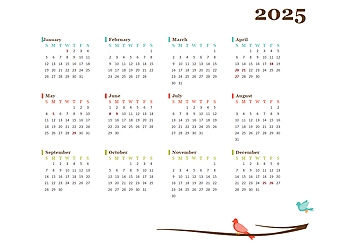 2025 Yearly Netherlands Calendar Design Template