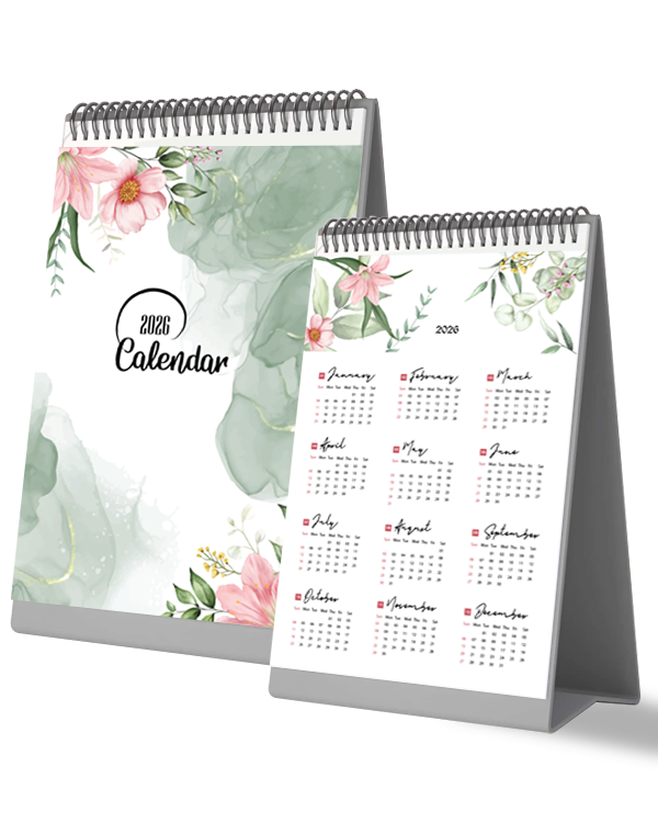 Small Floral Pocket Calendar 2026