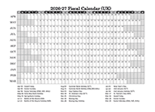 2026-27 Fiscal Calendar Year