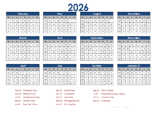 2026 Accounting Calendar 4-5-4