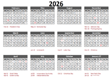 2026 Accounting Calendar 5-4-4