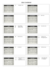 2026 Accounting Close Calendar 4-4-5