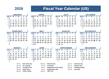 2026-2027 Fiscal Planner USA