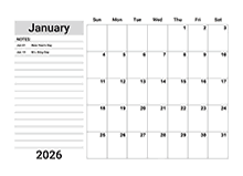 2026 Google Docs Planner With Holidays