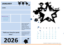 2026 Printable Student Calendar