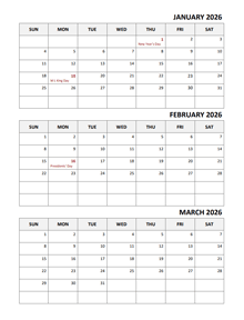 2026 Quarterly Word Calendar Template With Notes