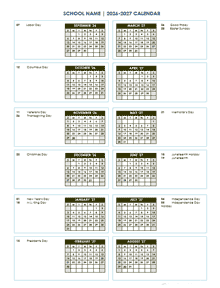 2026 Vertical Yearly Sep-Aug Calendar