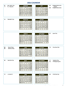 2026 Annual Calendar Vertical Template