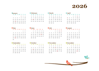2026 Yearly Netherlands Calendar Design Template