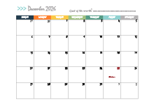 December 2026 Planner Template