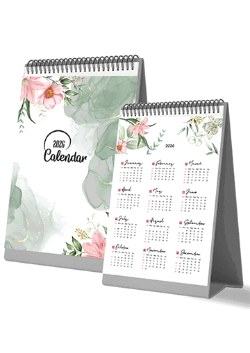 Small Floral Pocket Calendar 2026