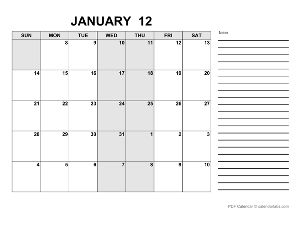 2027 Calendar with Spain Holidays PDF