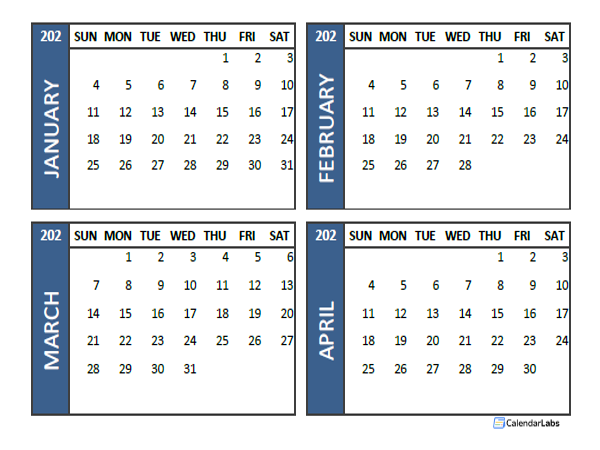 2027 Four Month Calendar with Netherlands Holidays