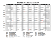 2027-28 Fiscal Calendar Year