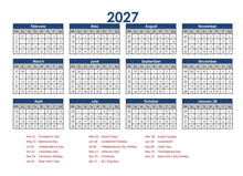 2027 Accounting Calendar 4-5-4