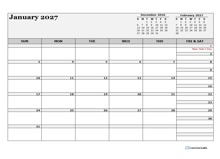2027 France Calendar For Vacation Tracking