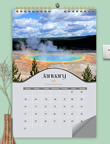 2027 National Park Wall Calendar