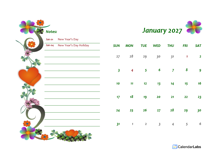 2027 UAE Calendar Free Printable Template