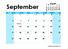 September 2027 Calendar with Holidays