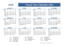 2028-2029 Fiscal Planner USA