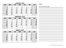 2028 France Quarterly Calendar with Holidays
