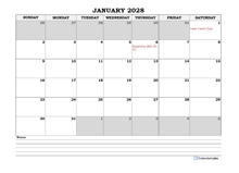 2028 Germany Monthly Calendar with Notes