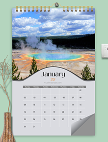 2028 National Park Wall Calendar
