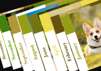 2028 Photo Calendar Landscape Template