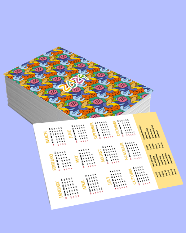 2029 Abstract Pocket Calendar