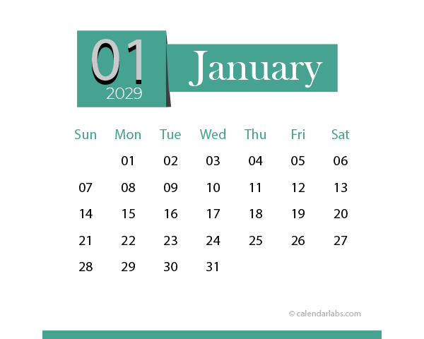 2029 Classic Desk Calendar At A Glance