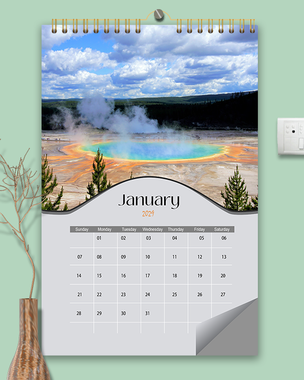 2029 National Park Wall Calendar