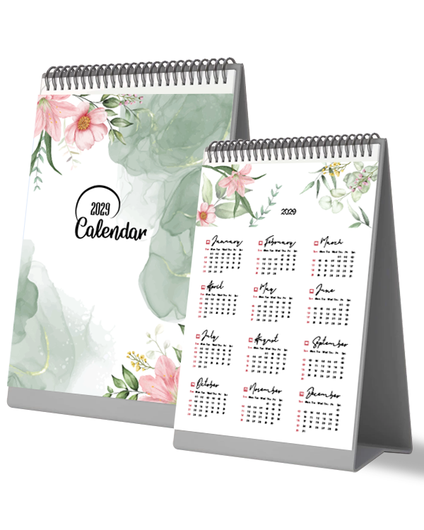 Small Floral Pocket Calendar 2029