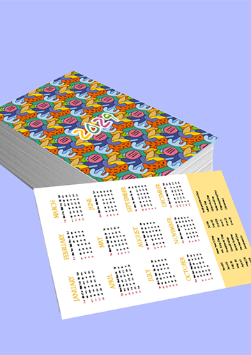 2029 Abstract Pocket Calendar
