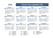 2029-2030 Fiscal Planner USA