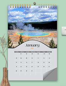 2029 National Park Wall Calendar