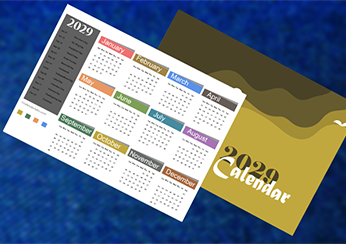 2029 Printable Pocket Calendar Template