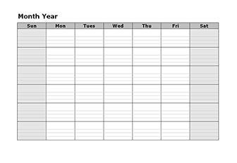 Free Printable Calendar Templates With Notes