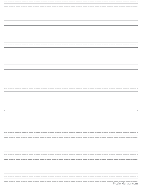 Kindergarten Lined Paper Printable Pdf Free Download Kindergarten Lined Paper Printable Pdf Free Download