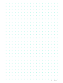 A4 Sheet With Dots 5mm Spacing