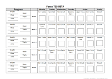 Beta T25 Calendar