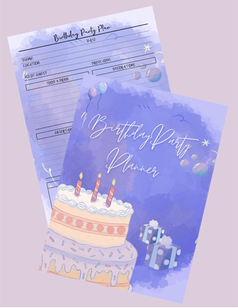 Birthday Party Planner Template