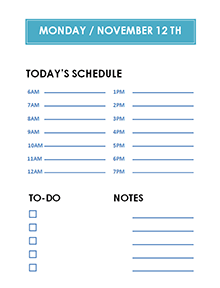 Day Schedule Template from www.calendarlabs.com