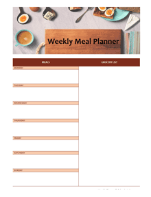 Free Weekly Meal Planner